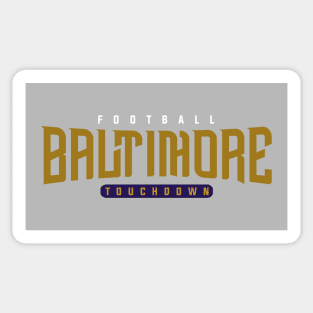 Baltimore Football Team Sticker